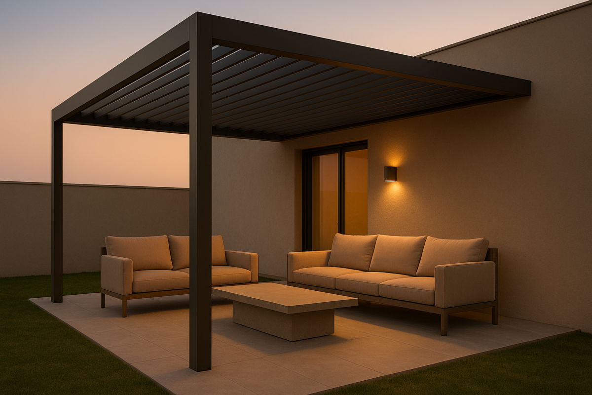 Πέργκολα και premium καθιστικός χώρος KOKONAS