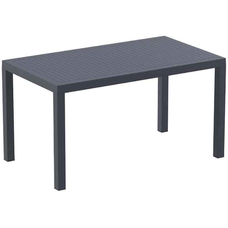 ARES ΤΡΑΠΕΖΙ 140Χ80Χ75εκ. DARK GREY ΠΟΛ/ΝΙΟΥ 1 ARES ΤΡΑΠΕΖΙ 140Χ80Χ75εκ. DARK GREY ΠΟΛ/ΝΙΟΥ