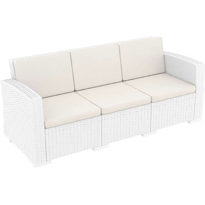 MONACO WHITE 3ΘΕΣ.ΚΑΝΑΠΕΣ ΜΕ ΜΑΞ. ΠΟΛ/ΝΙΟΥ 1 MONACO WHITE 3ΘΕΣ.ΚΑΝΑΠΕΣ ΜΕ ΜΑΞ. ΠΟΛ/ΝΙΟΥ