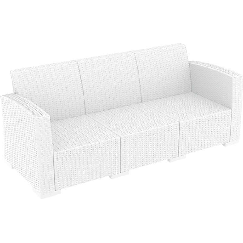 MONACO WHITE 3ΘΕΣΙΟΣ ΚΑΝΑΠΕΣ ΠΟΛ/ΝΙΟΥ 1 MONACO WHITE 3ΘΕΣΙΟΣ ΚΑΝΑΠΕΣ ΠΟΛ/ΝΙΟΥ