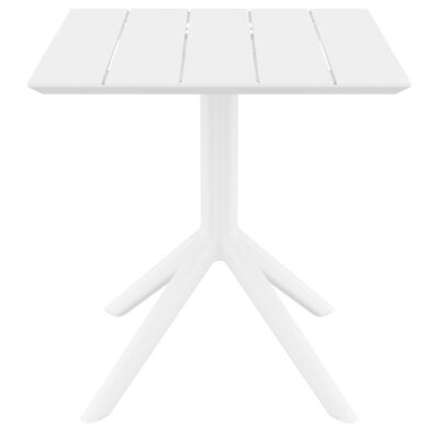 PARIS WHITE 70X70X74εκ. ΤΡΑΠΕΖΙ ΠΟΛ/ΝΙΟΥ