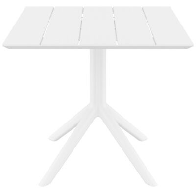 PARIS WHITE 80X80X74εκ. ΤΡΑΠΕΖΙ ΠΟΛ/ΝΙΟΥ