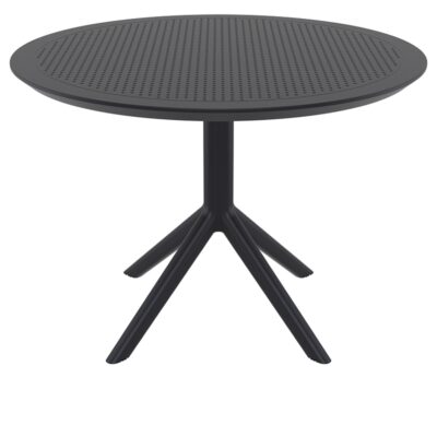 SKY BLACK Φ105X74εκ. ΤΡΑΠΕΖΙ ΠΟΛ/ΝΙΟΥ