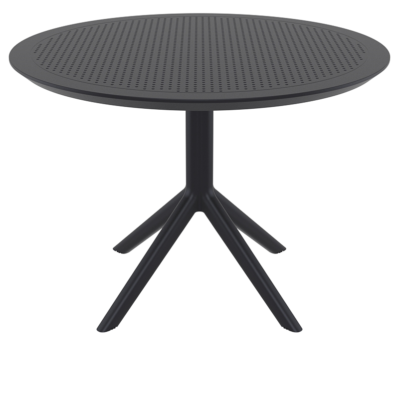 SKY BLACK Φ105X74εκ. ΤΡΑΠΕΖΙ ΠΟΛ/ΝΙΟΥ 1 SKY BLACK Φ105X74εκ. ΤΡΑΠΕΖΙ ΠΟΛ/ΝΙΟΥ