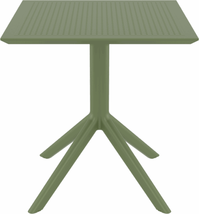 SKY OLIVE GREEN 70X70X74εκ. ΤΡΑΠΕΖΙ ΠΟΛ/ΝΙΟΥ