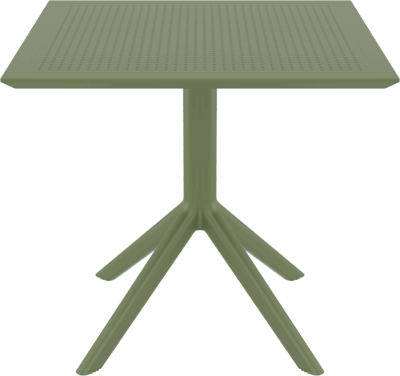 SKY OLIVE GREEN 80X80X74εκ. ΤΡΑΠΕΖΙ ΠΟΛ/ΝΙΟΥ