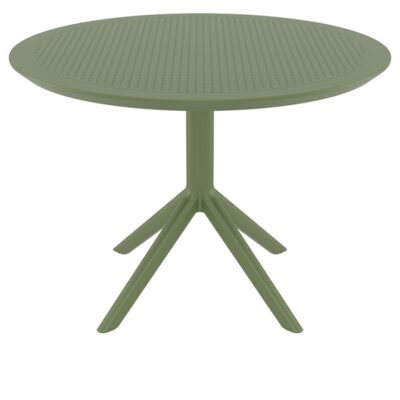 SKY OLIVE GREEN Φ105X74εκ. ΤΡΑΠΕΖΙ ΠΟΛ/ΝΙΟΥ