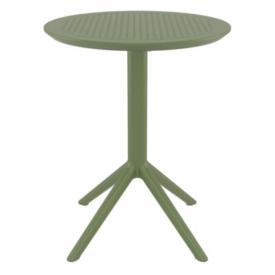 SKY OLIVE GREEN Φ60X74εκ. ΤΡΑΠΕΖΙ ΠΤΥΣ/ΝΟ ΠΟΛ/ΝΙΟΥ