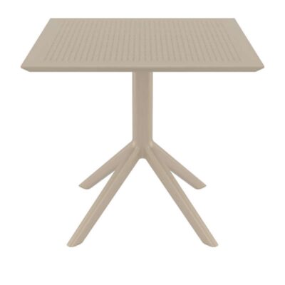 SKY TAUPE 80X80X74εκ. ΤΡΑΠΕΖΙ ΠΟΛ/ΝΙΟΥ