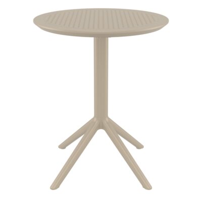 SKY TAUPE Φ60X74εκ. ΤΡΑΠΕΖΙ ΠΤΥΣ/ΝΟ ΠΟΛ/ΝΙΟΥ