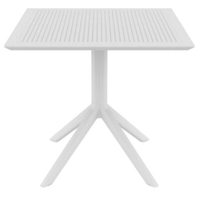 SKY WHITE 80X80X74εκ. ΤΡΑΠΕΖΙ ΠΟΛ/ΝΙΟΥ