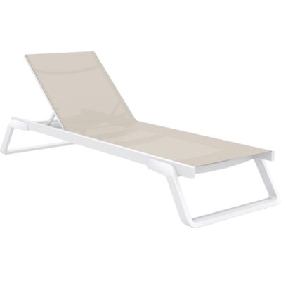 TROPIC ΞΑΠΛΩΣΤΡΑ WHITE/TAUPE ΑΛΟΥΜ:ΠΟΛ/ΝΙΟΥ