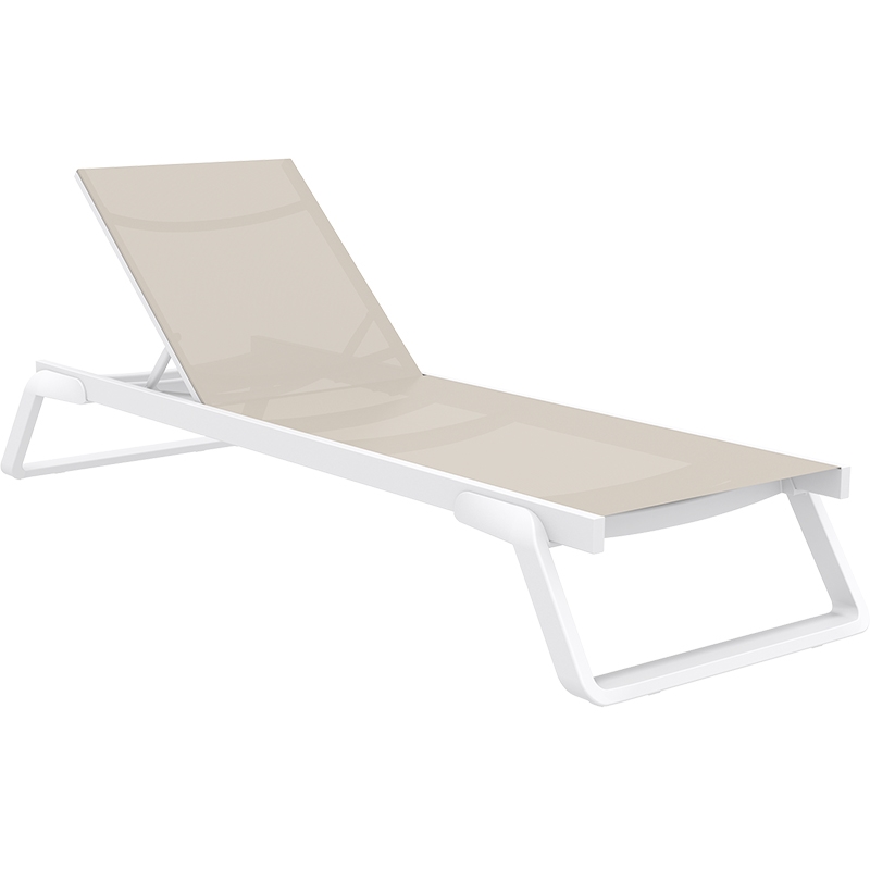TROPIC ΞΑΠΛΩΣΤΡΑ WHITE/TAUPE ΑΛΟΥΜ:ΠΟΛ/ΝΙΟΥ 1 TROPIC ΞΑΠΛΩΣΤΡΑ WHITE/TAUPE ΑΛΟΥΜ:ΠΟΛ/ΝΙΟΥ