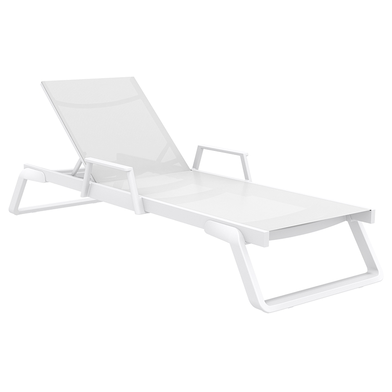 TROPIC ΞΑΠΛΩΣΤΡΑ ΜΕ ΜΠΡΑΤΣΑ WHITE/WHITE ΑΛΟΥΜ:ΠΟΛ/ΝΙΟΥ 1 TROPIC ΞΑΠΛΩΣΤΡΑ ΜΕ ΜΠΡΑΤΣΑ WHITE/WHITE ΑΛΟΥΜ:ΠΟΛ/ΝΙΟΥ